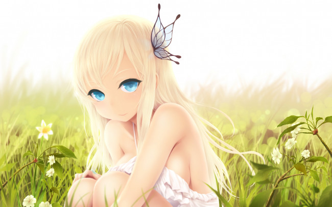 Обои картинки фото by, cait, аниме, boku, wa, tomodachi, ga, sukunai, kashiwazaki, sena