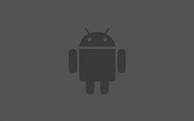 Обои картинки фото компьютеры, android, логотип, серый