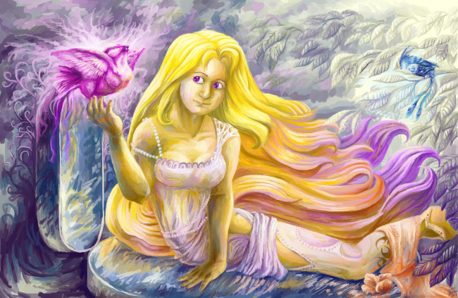 Обои картинки фото рисованные, люди, рисунок