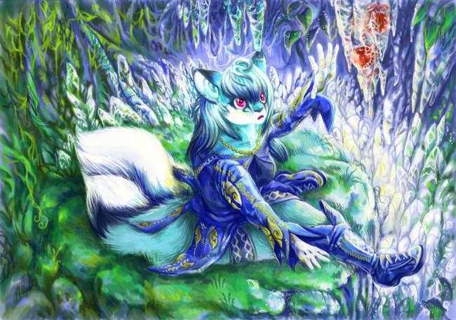 Обои картинки фото рисованные, животные, сказочные, мифические, рисунок