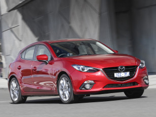 обоя автомобили, mazda, mazda3, hatchback, au-spec, bm, 2014г