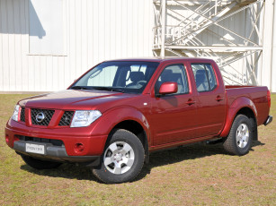 Картинка автомобили nissan datsun frontier crew cab br-spec d40 красный