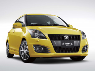 Картинка автомобили suzuki swift sport 5-door jp-spec желтый
