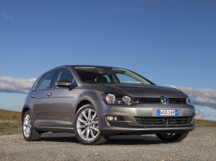 Картинка автомобили volkswagen golf tsi bluemotion 5-door au-spec typ 5g 2013г