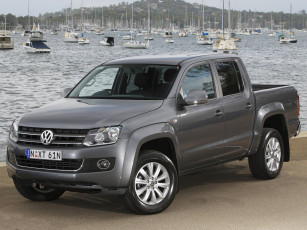 обоя автомобили, volvo, amarok, volkswagen, double, cab, темный, 2010г, au-spec, highline