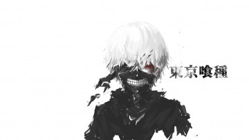 Картинка аниме tokyo+ghoul токийский гуль kaneki ken парень
