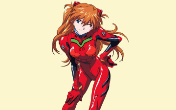 Картинка neon+genesis+evangelion аниме evangelion langley фон взгляд soryu девушка asuka