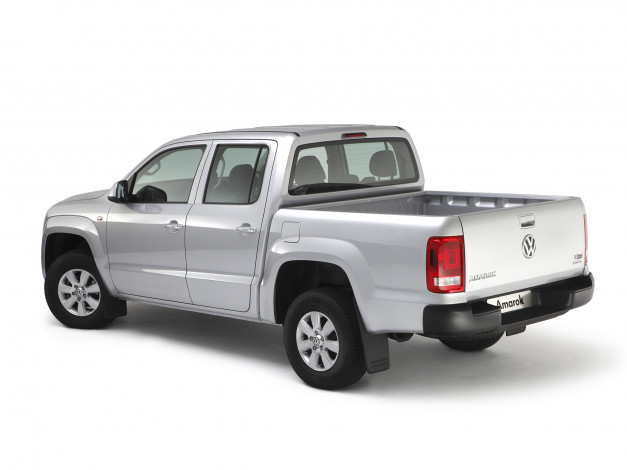 Обои картинки фото автомобили, volkswagen, au-spec, светлый, 2010г, double, amarok, tline, cab, comfor
