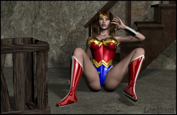 Картинка lordsnot 3д+графика фантазия+ fantasy девушка взгляд фон