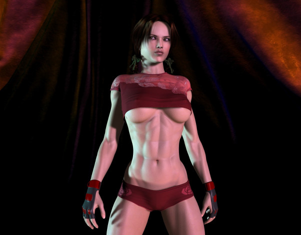 Обои картинки фото 3д графика, люди , people, фон, взгляд, девушка