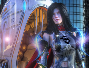 Картинка 3д+графика фантазия+ fantasy взгляд девушка фон