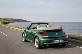 обоя автомобили, volkswagen, beetle, cabriolet, 2016г