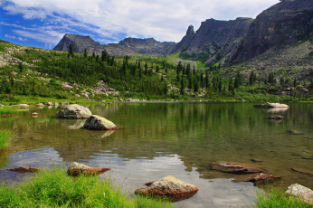 Картинка природа реки озера река лес