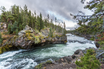 Картинка природа реки озера река лес