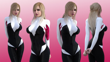 Картинка 3д+графика люди+ people фон взгляд девушки