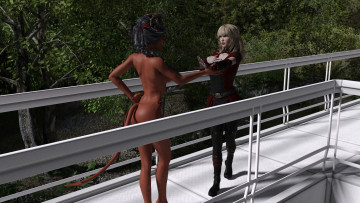 Картинка 3д+графика существа+ creatures девушка кастаника фон взгляд