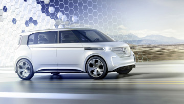обоя volkswagen budd-e concept 2016, автомобили, volkswagen, concept, budd-e, 2016