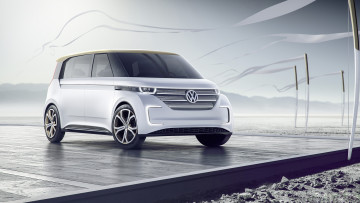 обоя volkswagen budd-e concept 2016, автомобили, volkswagen, concept, budd-e, 2016