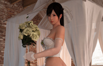 Картинка 3д+графика люди+ people фон девушка взгляд