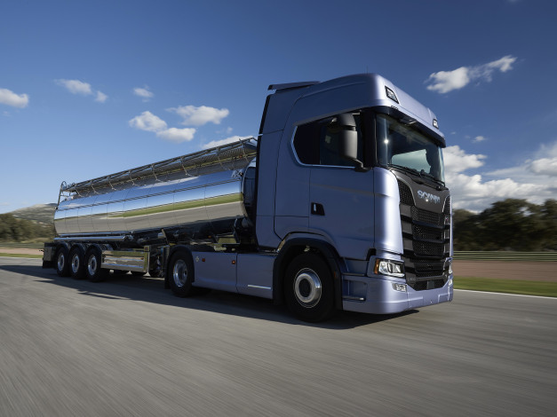 Обои картинки фото автомобили, scania, s, 730, 2016г, highline