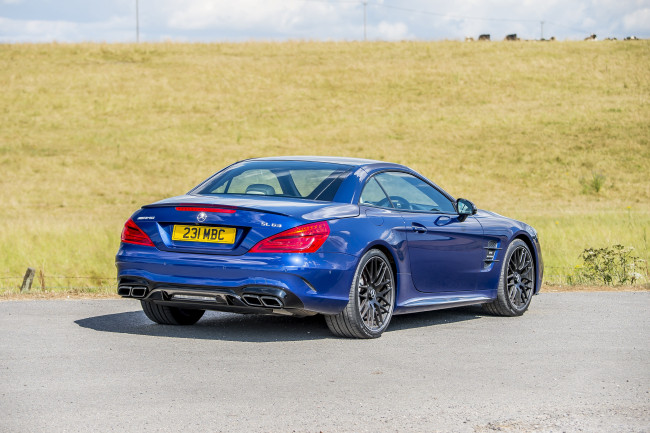 Обои картинки фото автомобили, mercedes-benz, mercedes-amg, sl, 63, r231, uk-spec, 2016г