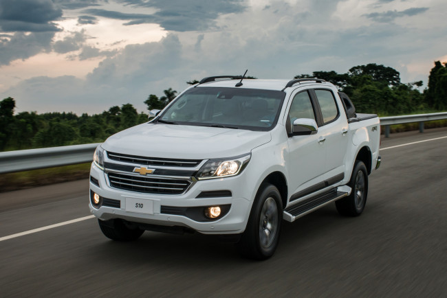 Обои картинки фото автомобили, chevrolet, cab, double, s-10, 2016г