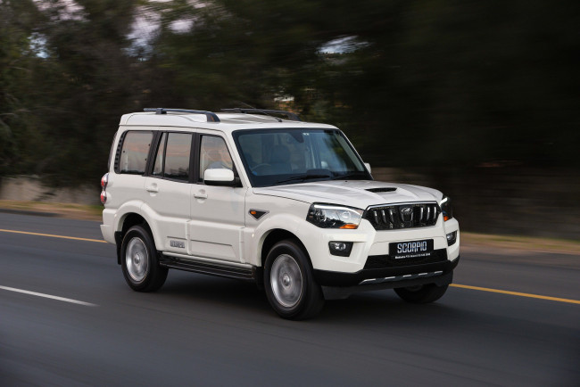 Обои картинки фото автомобили, mahindra, scorpio, za-spec, 2016г