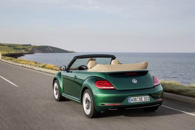 Обои картинки фото автомобили, volkswagen, beetle, cabriolet, 2016г