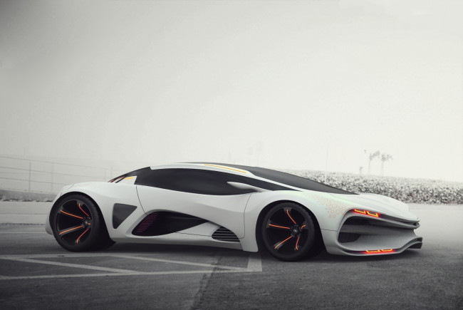 Обои картинки фото lada raven concept 2015, автомобили, 3д, lada, raven, concept, 2015, supercar