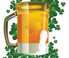 Картинка праздничные день+святого+патрика бокал пиво