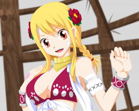 Картинка аниме fairy+tail люси