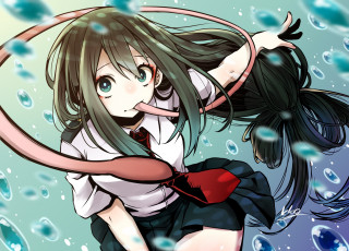 Картинка аниме boku+no+hero+academia девушка