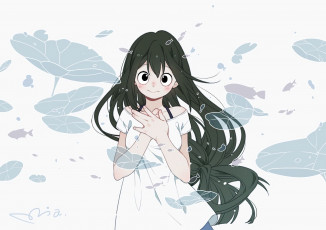 Картинка аниме boku+no+hero+academia девушка