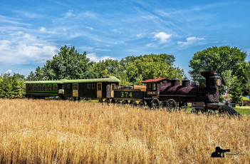 Картинка разное садовые+и+парковые+скульптуры пейзаж природа фигура цветочная скульптура парк красиво