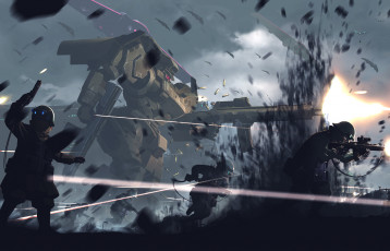 Картинка фэнтези роботы +киборги +механизмы