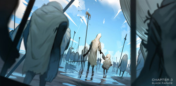 Картинка аниме pixiv+fantasia улица