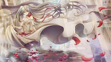 Картинка аниме vocaloid девушка