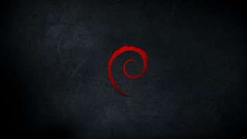 Картинка компьютеры debian фон логотип