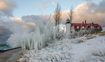 Картинка природа маяки побережье маяк