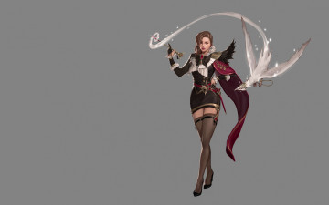 Картинка фэнтези магия девушка арт