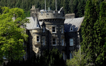 Картинка loch+lomond+castle города -+дворцы +замки +крепости простор
