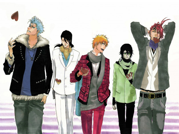 Обои картинки фото аниме, bleach, блич