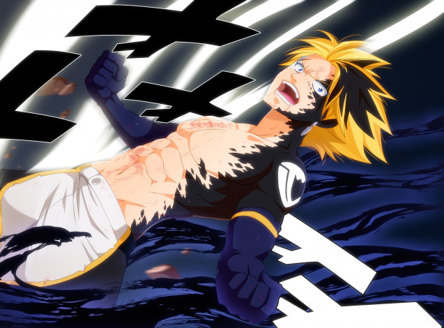 Обои картинки фото аниме, fairy tail, хвост, феи