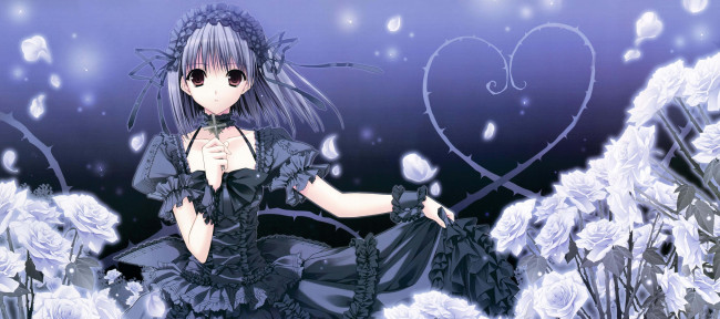 Обои картинки фото аниме, unknown,  другое, девушка