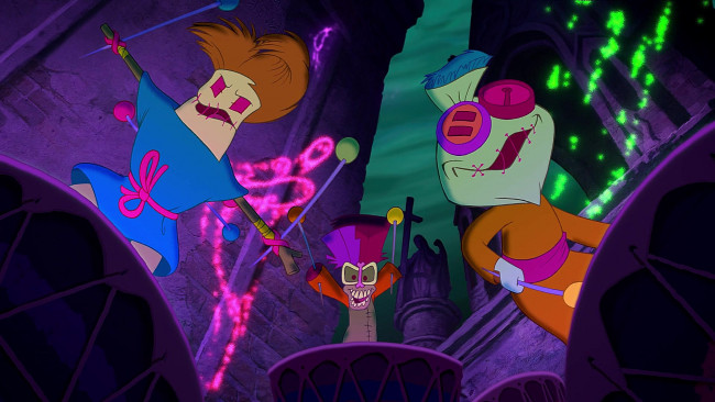 Обои картинки фото мультфильмы, the princess and the frog, барабан, кукла, нежить