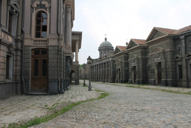 Обои картинки фото города, - улицы,  площади,  набережные, деревяный, дом, лето, мосфильм, старая, москва