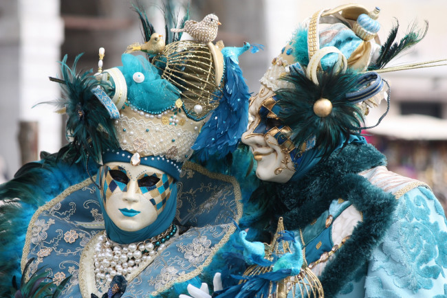 Обои картинки фото разное, маски,  карнавальные костюмы, костюмы, карнавал, пара