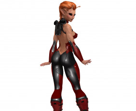 Картинка 3д+графика существа+ creatures девушка фон взгляд