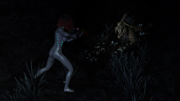 Картинка 3д+графика фантазия+ fantasy фон взгляд девушка