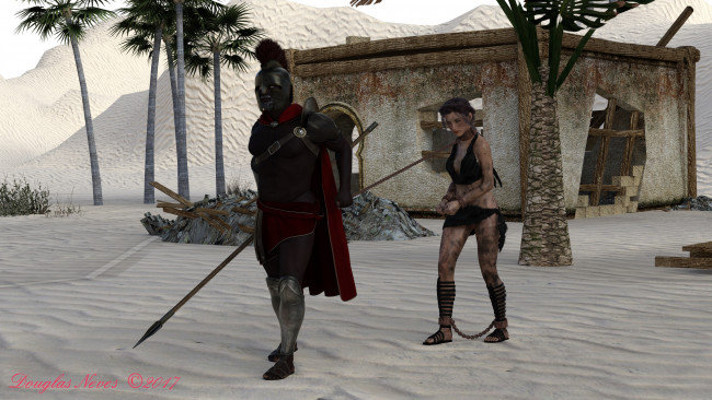 Обои картинки фото 3д графика, фантазия , fantasy, фон, взгляд, девушка